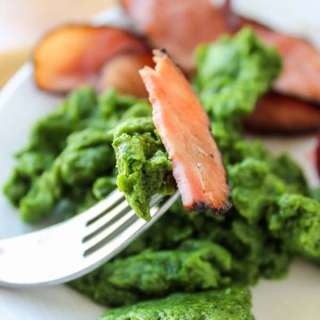 Ham and Green Eggs Recipe (Dye-Free)