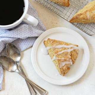 Sweet Potato Scones with Cardamom Glaze