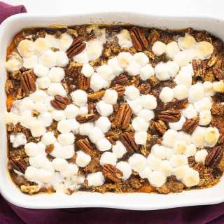 Easy Sweet Potato Casserole with Marshmallows