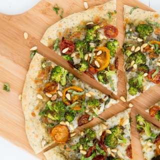 Roasted Broccoli & Sun-Dried Tomato Pizza
