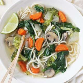 Miso Veggie Noodle Soup