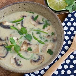 Vegan Coconut-Lime Tofu Soup