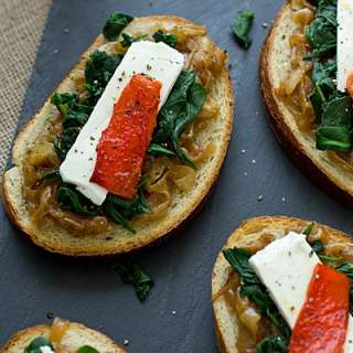 Classy Open-Faced Veggie Sandwiches