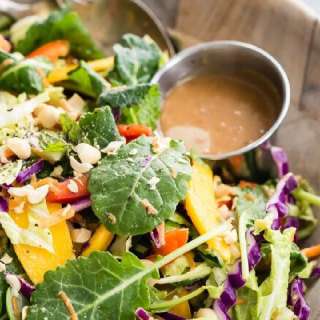 Rainbow Thai Salad with Mango