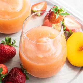 Strawberry Peach Frosé