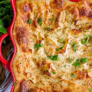 Make Ahead Creamy Italian Mashed Potatoes