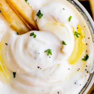 Garlic Lemon Aioli (classic and cheater versions)