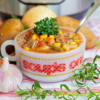 Instant Pot Vegetable Beef Soup