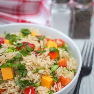 Brown Rice and Apples Salad
