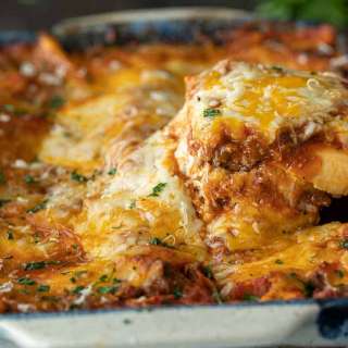 Cheesy Beef Lasagna