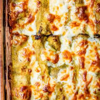 Chicken Enchiladas with Green Sauce