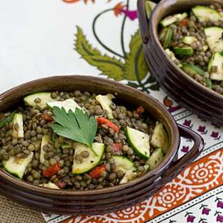 Vegan Herbed French Lentil Salad