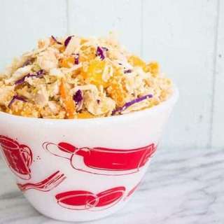 Ginger Citrus Chicken Couscous Coleslaw