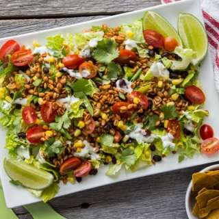 The Ultimate Vegan Taco Salad