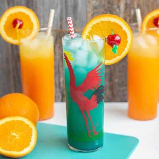The Green Screwdriver Cocktail Drink