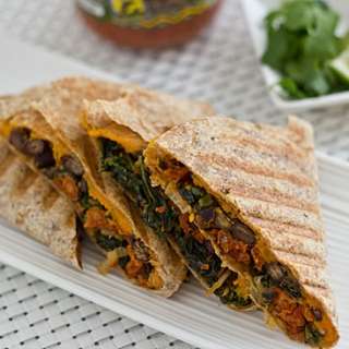 Kale and Sweet Potato Quesadillas