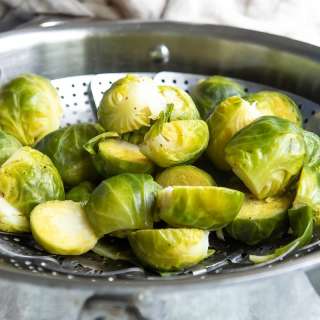 Steamed Brussles Spouts
