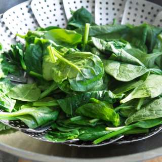 Steamed Spinach