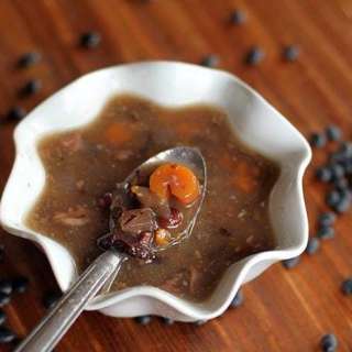 Ugly Black Bean and Ham Soup