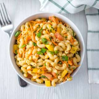 Creamy Vegetarian Macaroni Salad