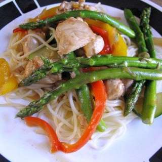 Chicken Asparagus Stirfry