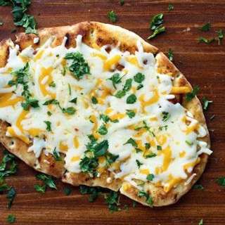 Tex Mex Cheesy Grilled Naan Bread