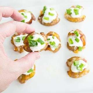 Mini Loaded Smashed Potato Bites