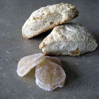 Candied Ginger Scones