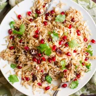 Basmati & Cauliflower Rice Pilaf with Fruit & Almonds