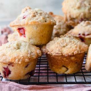 Strawberry Rhubarb Muffins