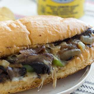 Portobello Mushroom Cheesesteaks