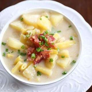 Creamy Yellow Bean & Potato Soup