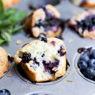 Blueberry-Basil Muffins