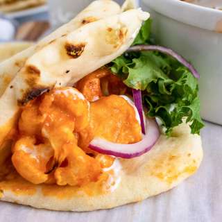 Buffalo Cauliflower Tacos