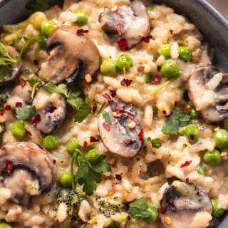 Vegan Mushroom Risotto
