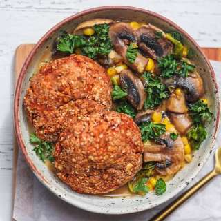 Vegan Lentil Burgers (Gluten-free & Oil-free)