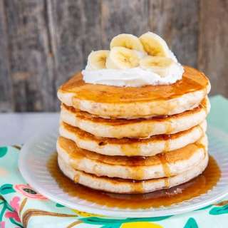 Fluffy Banana Pancakes