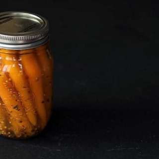 Canned Sweet Pickled Carrots