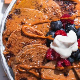 Vegan Banana Pancakes (Gluten-free)