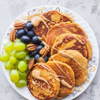Vegan Sweet Potato Pancakes (Gluten-free)