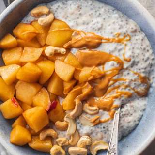 Apple Pie Coconut Chia Pudding (Vegan, Gluten-free)