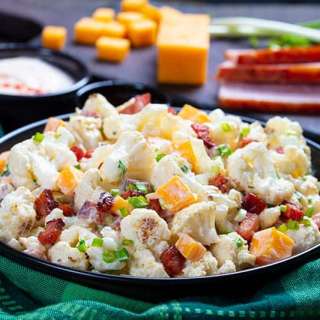 Creamy Bacon Cauliflower Salad