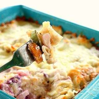 Vegetable and Cheese Tortellini Casserole