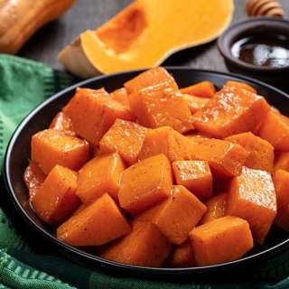 Honey and Cinnamon Roasted Butternut Squash