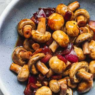 Miso Glazed Mushrooms (Vegan & Gluten-free)