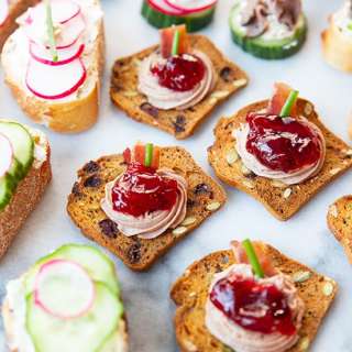 Delicious and Easy Canapés