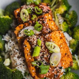 Miso Tofu Steaks (Vegan)