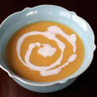 Butternut Squash, Lentil & Coconut Curry Soup