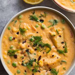 Easy Vegan Corn Chowder