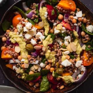 Vegan Couscous Salad With Chickpeas